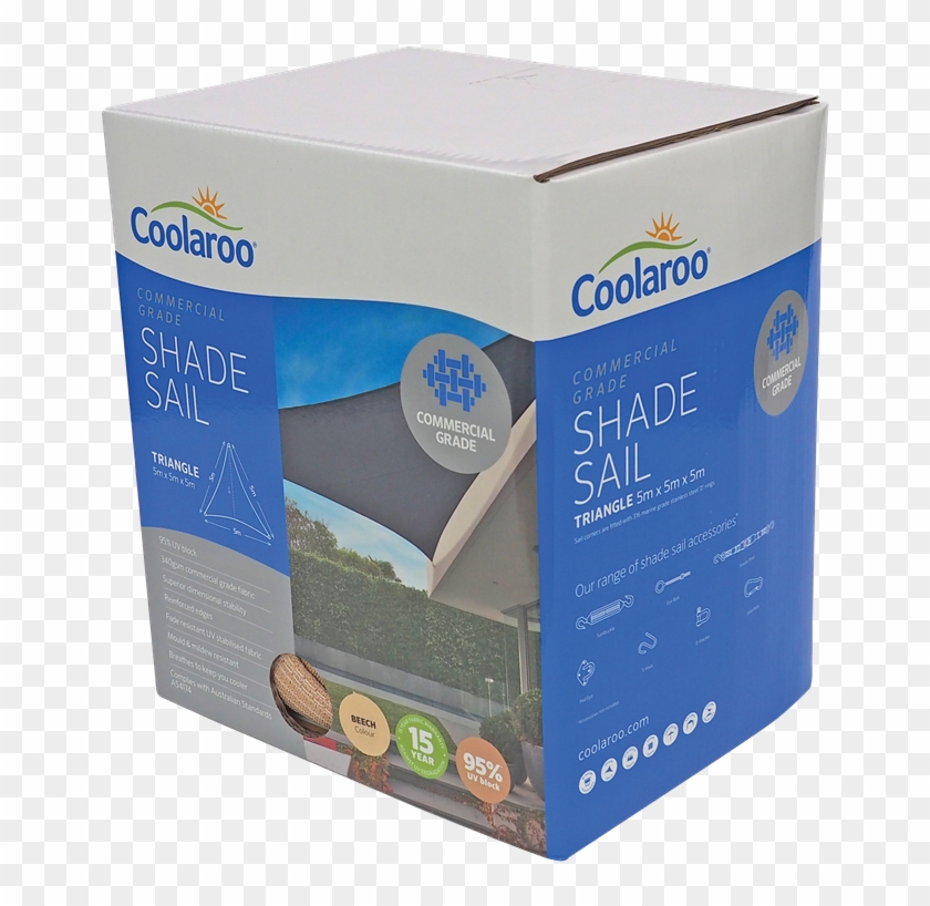 Coolaroo M Beech Triangle Commercial Grade Shade Sail Box Hd Png