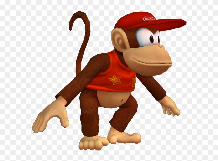 Diddy Kong Png Diddy Kong Mario Sports Mix Transparent Png 599x542