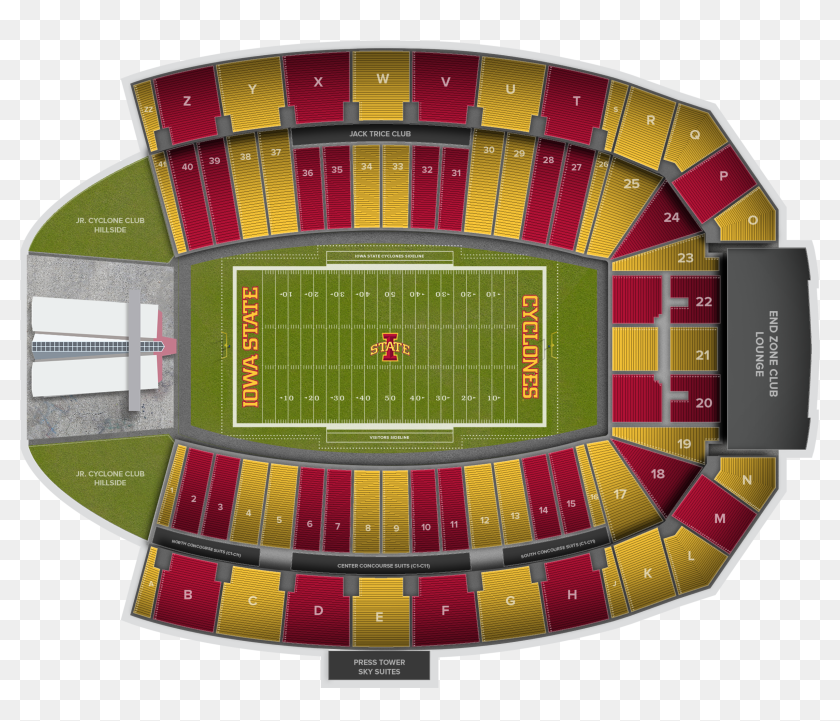 Jack Trice Stadium Seating Bios Pics