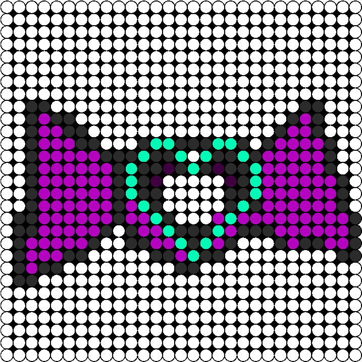 Bow Perler Bead Pattern, Bead Sprites