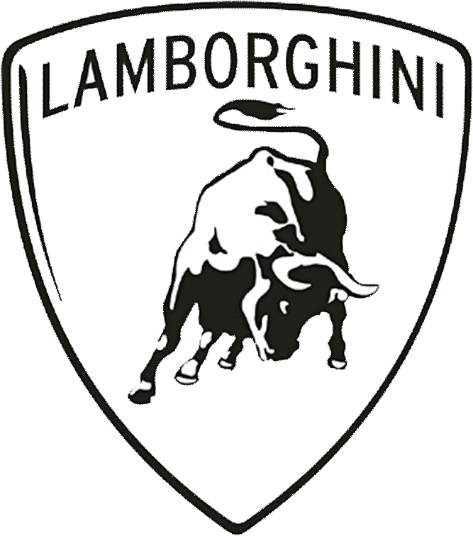 Drawn Lamborghini Lamborghini Logo Line - Lamborghini Logo Black And White  PNG Image | Transparent PNG Free Download on SeekPNG