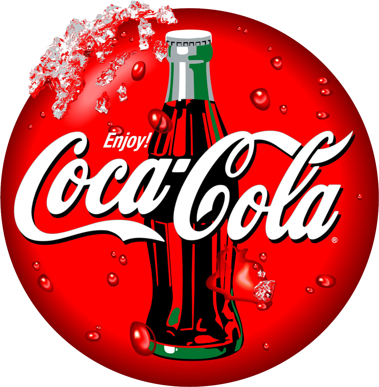 Coca Cola Logo Black and White (2) – Brands Logos