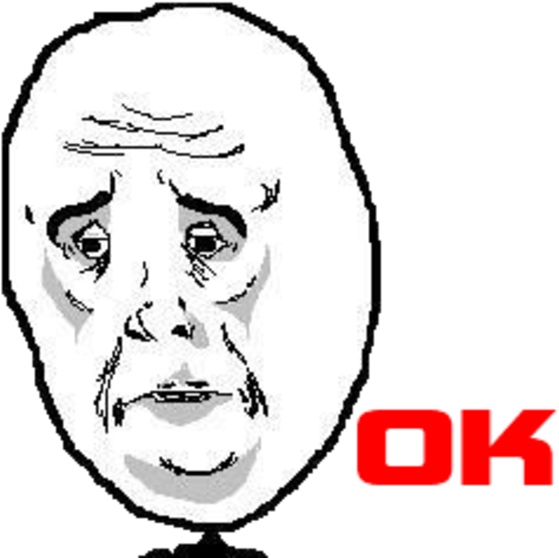 Okay Meme Face Png Transparent , Png Download - Okay Meme Face Png ...