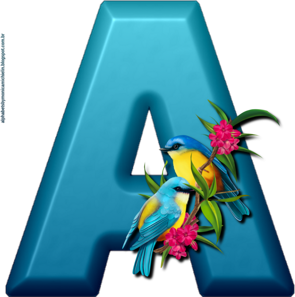 Dois Passarinhos Alfabeto Png - Two Birds Alphabet, Transparent Png