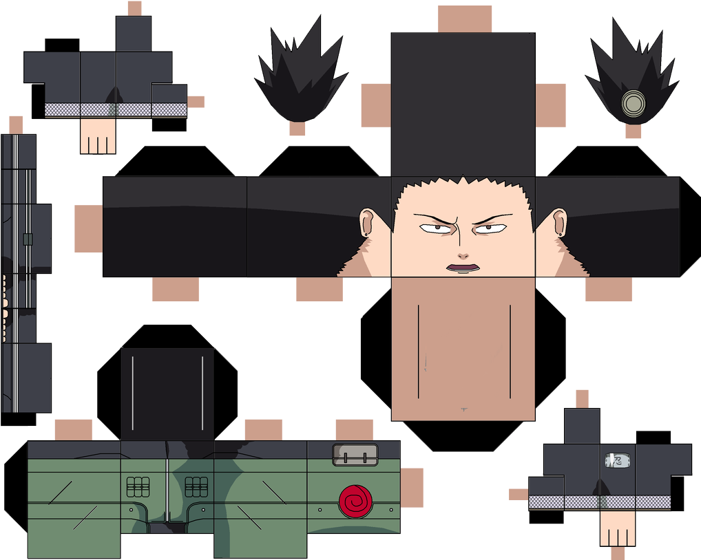 Template Papercraft Shikamaru - Super Mario Odyssey Papercraft, HD Png ...