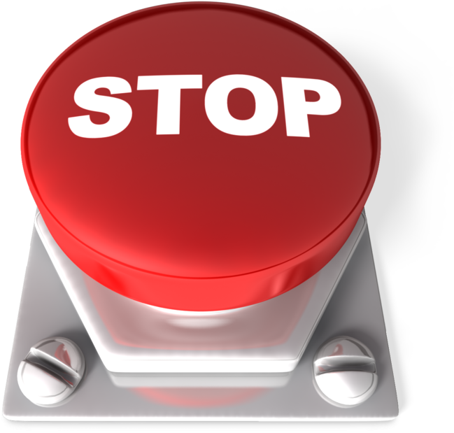 stop button transparent