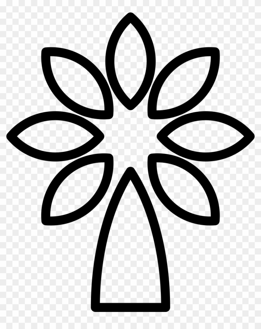 Download Plant Flower Outline Comments - Daisy Vector Flower Svg ...