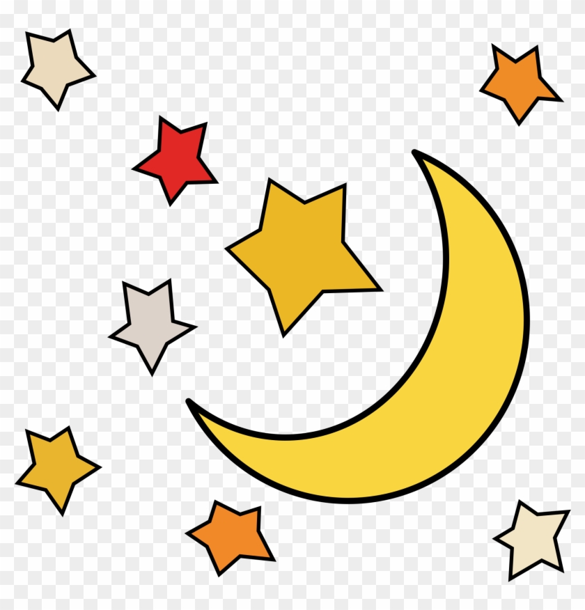 Sun Moon Stars Clipart At Getdrawings - Stars And Moon Clipart, HD Png ...