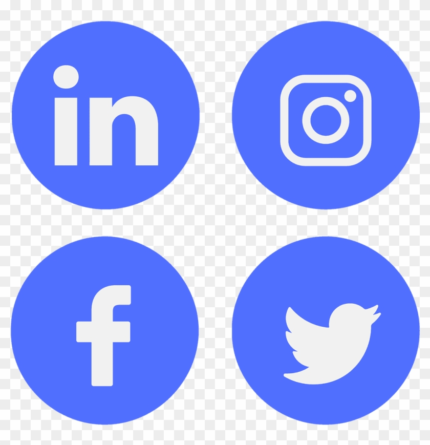 Icon Social Media Linkedin Facebook Twitter Facebook