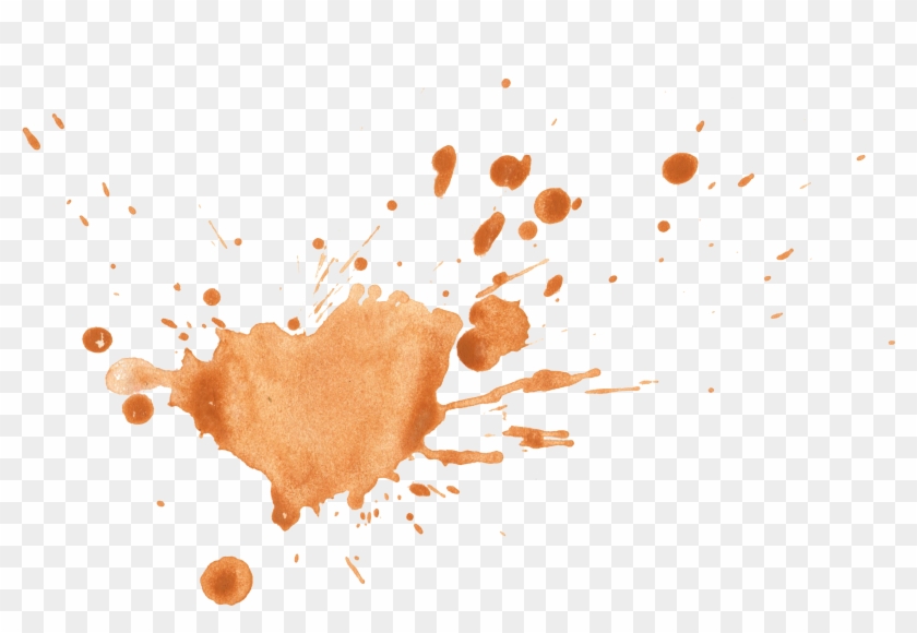 Brown Watercolor Splash Png , Png Download, Transparent Png - 2219x1429