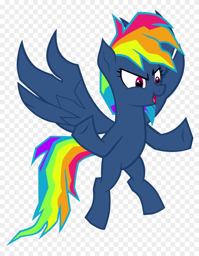 Download Pegasus Transparent Evil Library My Little Pony Evil Rainbow Dash Hd Png Download 795x999 109057 Pngfind
