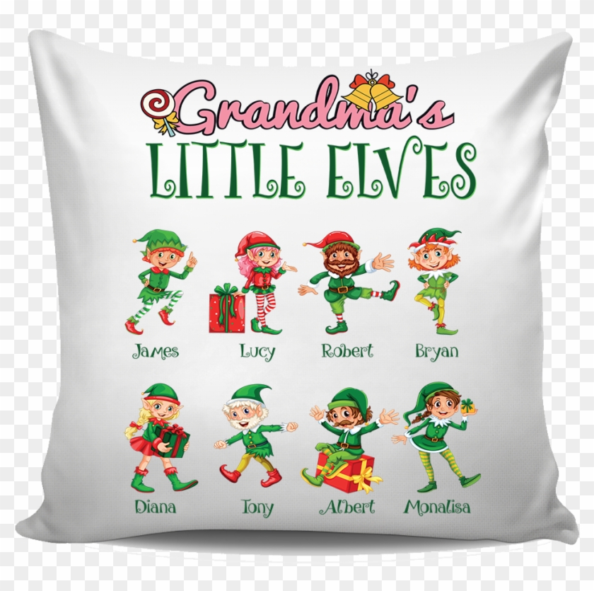 Download Grandma Nana Little Elves Personalized Pillow Cover ...