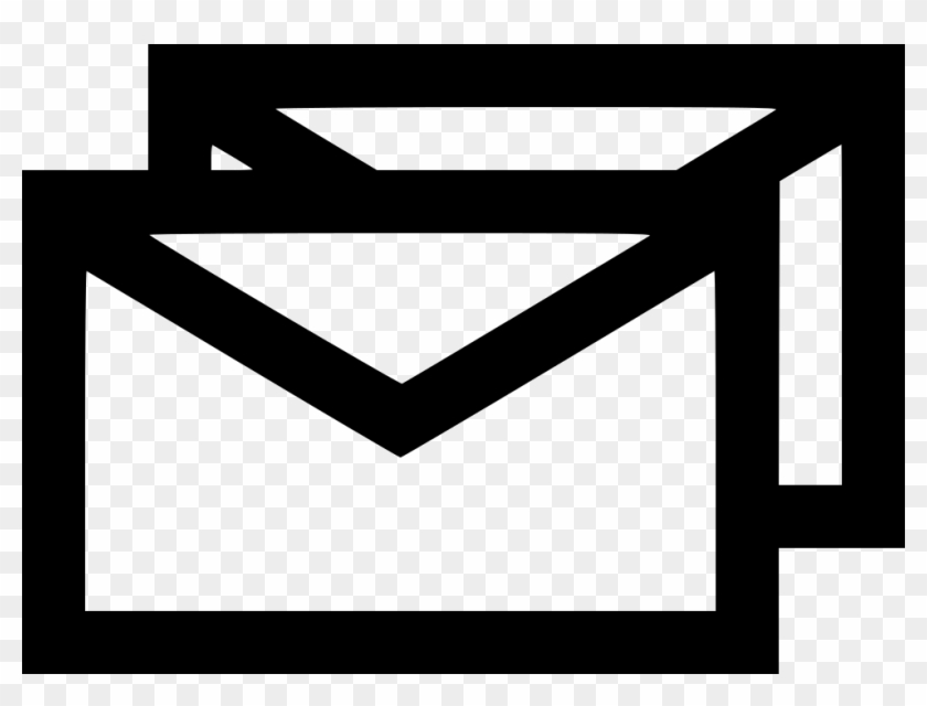 Svg Freeuse Stock Main Message Envelope Email Text Multiple Email Icon Png Transparent Png 980x700 1014744 Pngfind