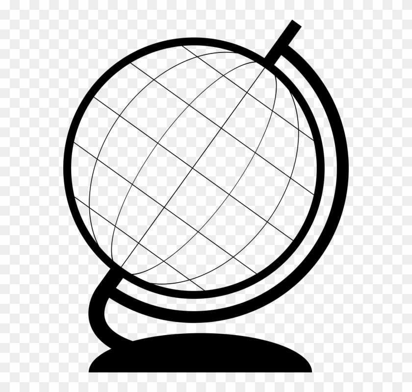 Planet Earth Clipart Simple Outline Of A Globe Hd Png Download 5x7 Pngfind