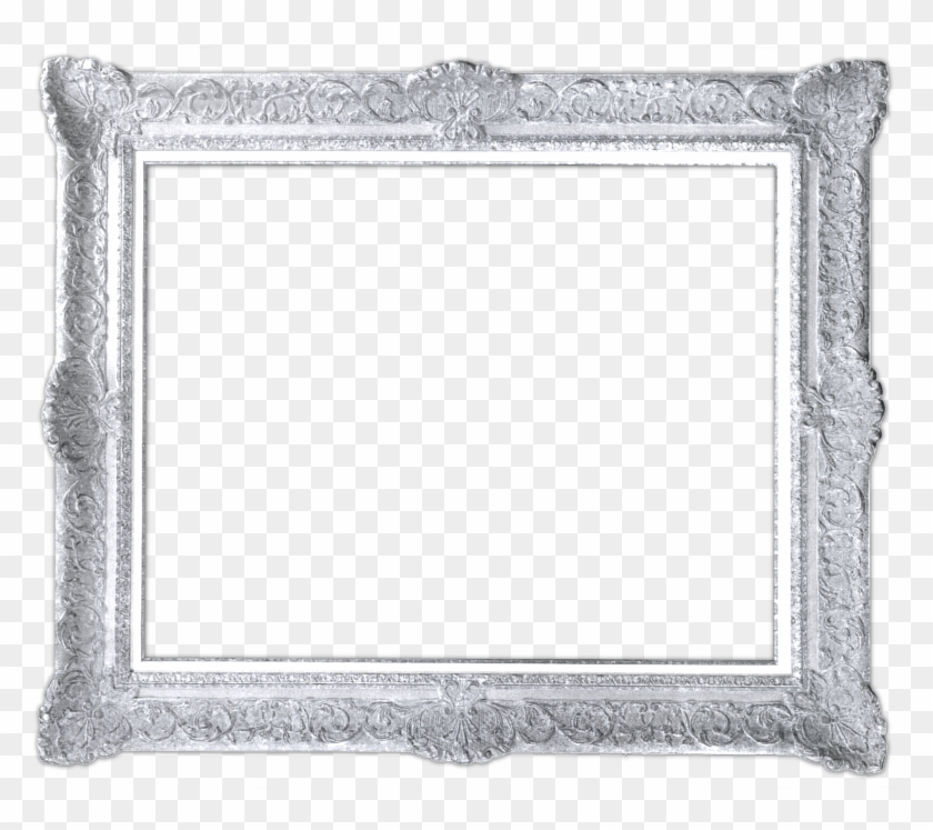 silver rectangle frame