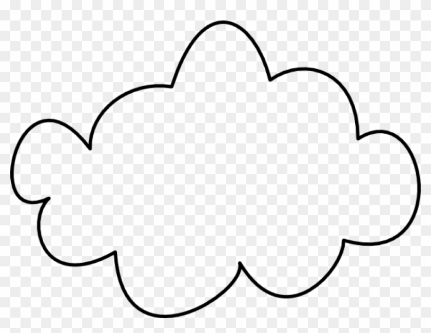 Free Png Download Clouds Drawing Png Png Images Background - Cloud Clipart  Transparent Background, Png Download - 850x618(#1055504) - PngFind