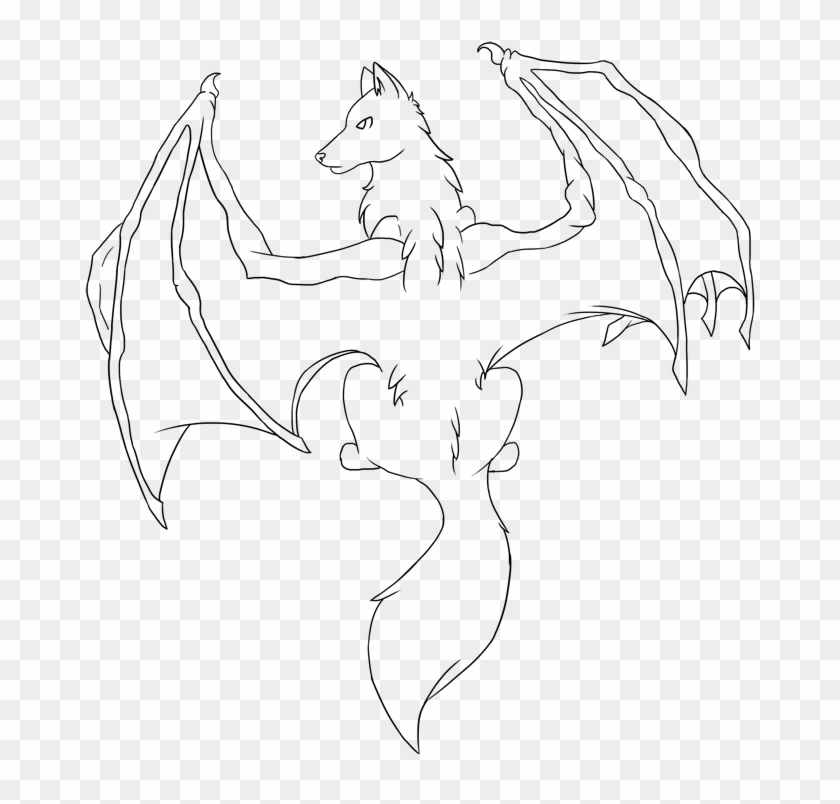 Drawn Devil Real Demon Dragon Winged Wolf Base Hd Png Download 700x763 1064754 Pngfind - roblox demon tail