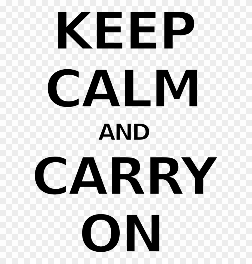 Medium Image - Keep Calm And Carry On Svg, HD Png Download ...