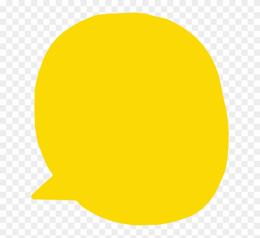 Okletstalk Bubble Fill Yellow - Circle, HD Png Download - 640x689 ...