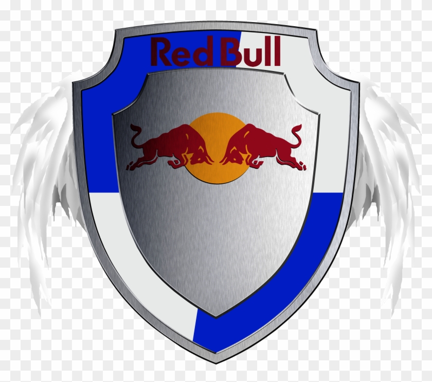 Red Bull Extras See Thru Effect Logo And Text By - Red Bull Shield, HD ...