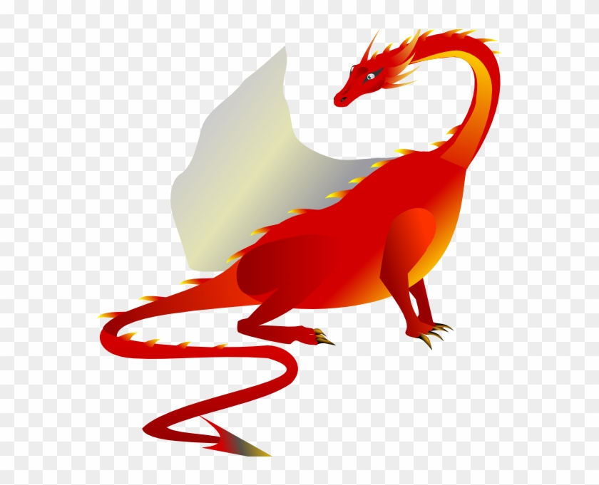 Dragon Red Clipart, HD Png Download - 546x596(#1069638) - PngFind