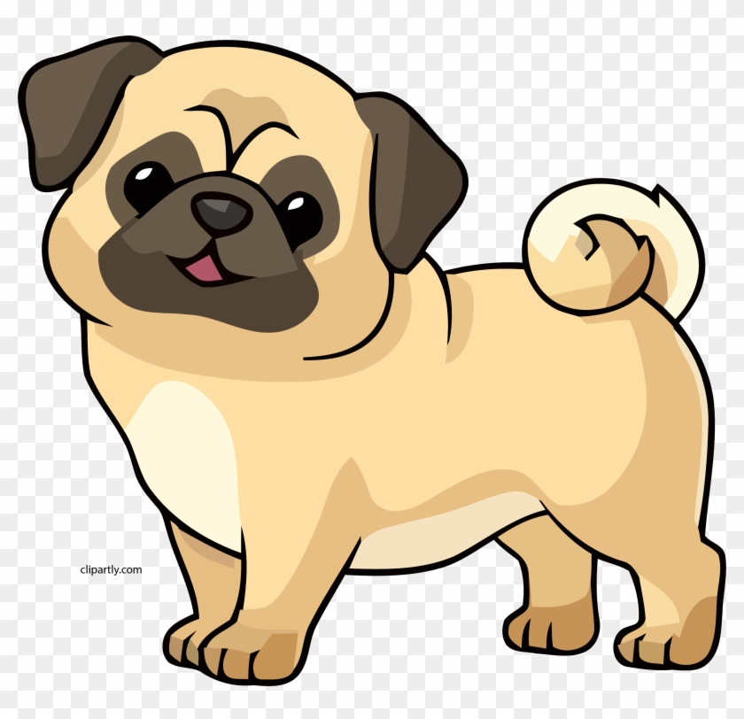 Christmas Pug Coloring Pages