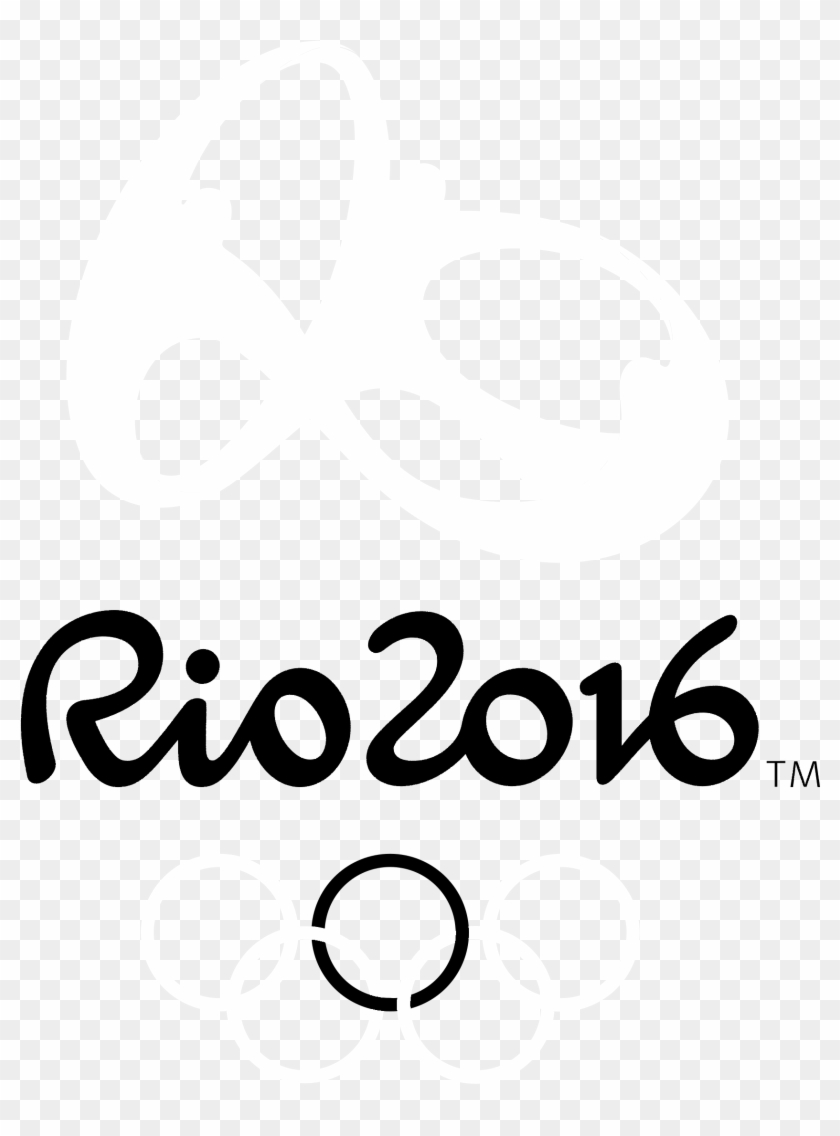 Olympics Rio 16 Logo Black And White Rio 16 Logo White Png Transparent Png 2400x2400 Pngfind