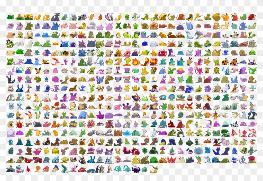 all 649 pokemons with names