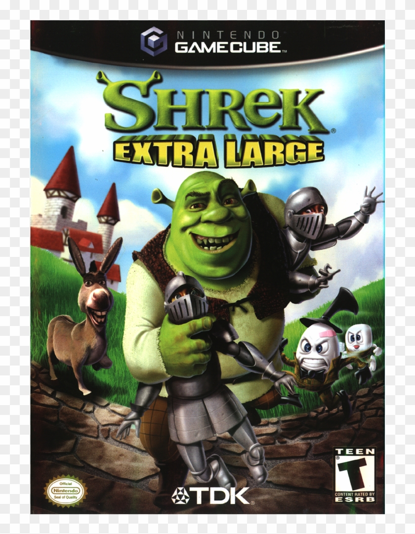 Shrek Extra large GAMECUBE обложка. Игра Shrek Extra large. Шрек антология игр.