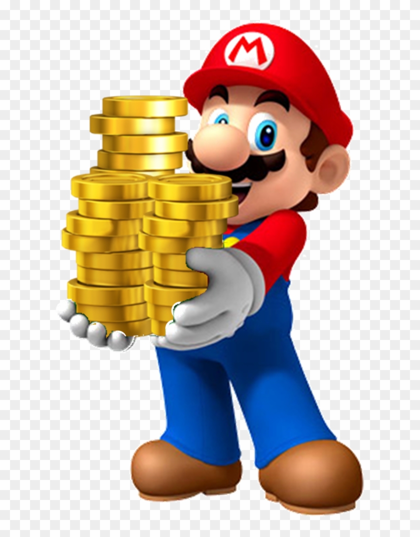 mario collecting coins gif