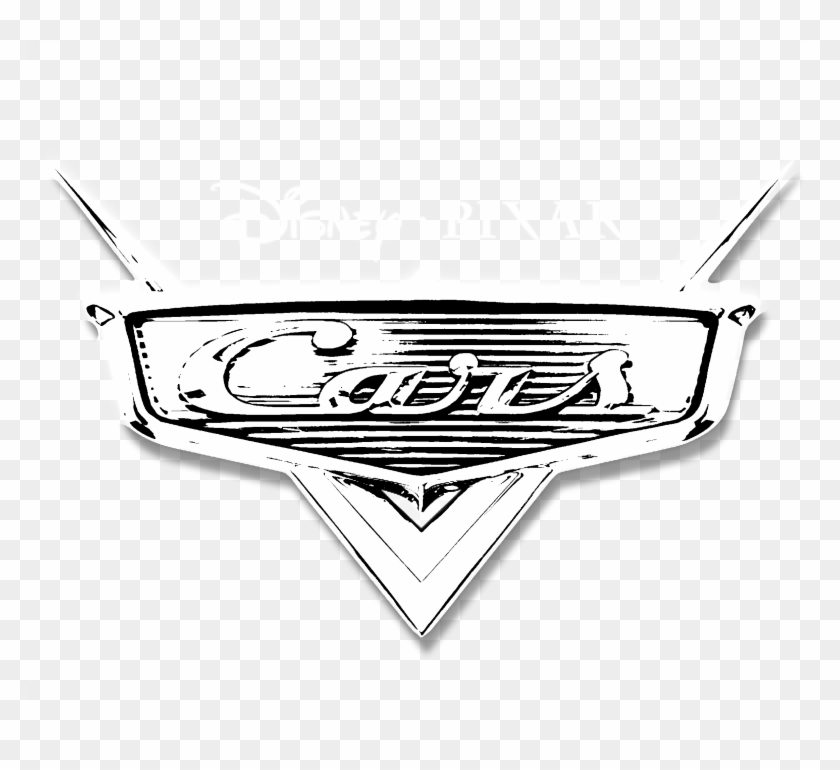 Disney And Pixar Cars Logo Black And White Line Art Hd Png Download 2400x2134 Pngfind
