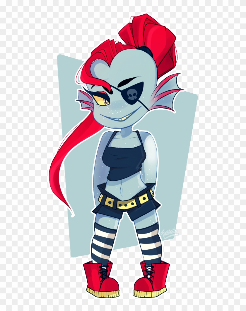 Undyne By Jessicafreaxx Undertale Character Undyne Hd Png Download 613x9 Pngfind