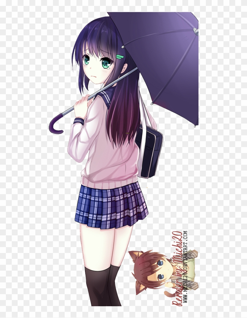 Premium Vector  Cute anime kawaii girl cartoon character with vector  illustration