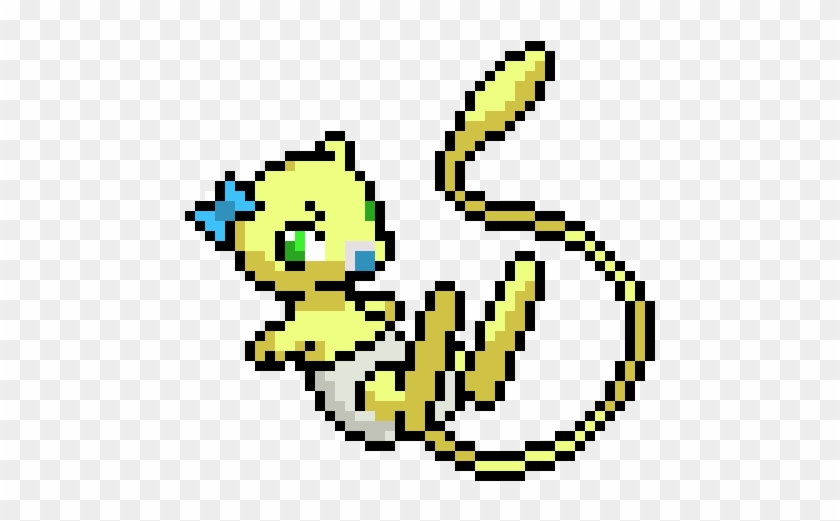 Baby Mew Pixel Art Pokemon Mew Hd Png Download 600x540 Pngfind