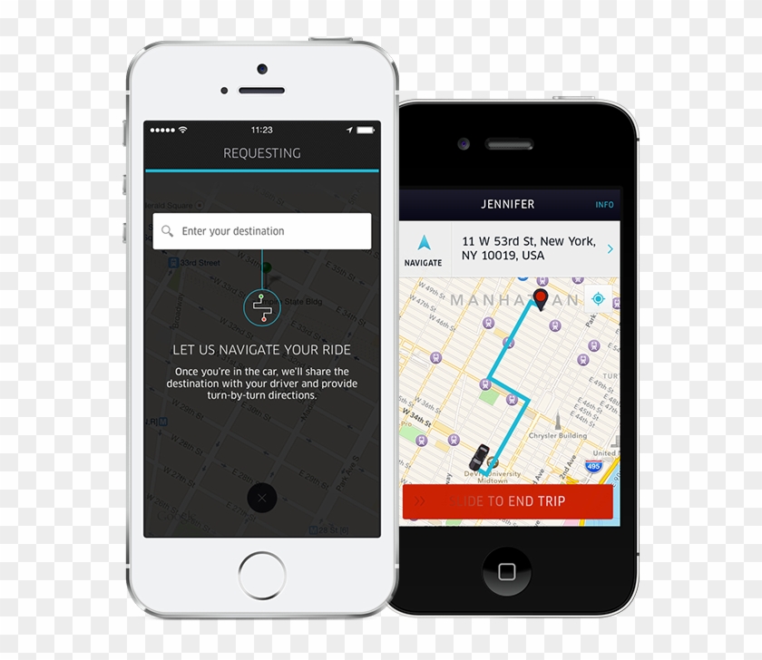 Destination Phone Comp Uber Driver App End Trip Hd Png Download 600x721 1105760 Pngfind