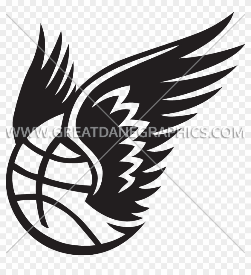 Basketball With Bird Wings, HD Png Download - 825x839(#1110074) - PngFind