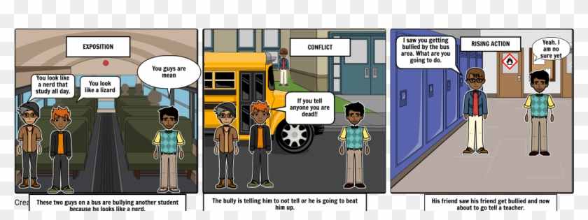 Bullying Is Wrong - Comics, HD Png Download - 1164x385(#1114975) - PngFind