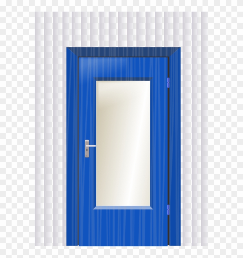 Doors And Open Door Blue Door Clip Art Hd Png Download 600x811 Pngfind