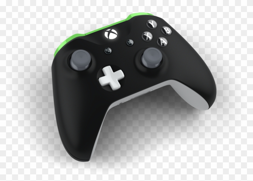 green and grey xbox controller