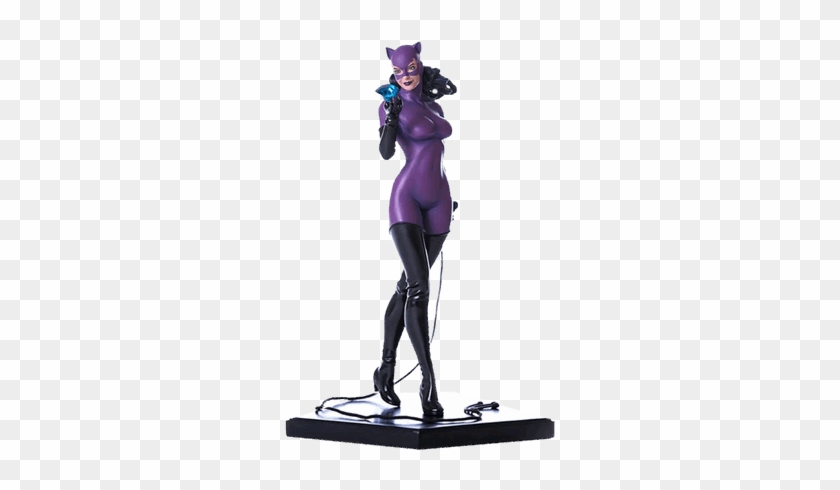 iron studios catwoman statue