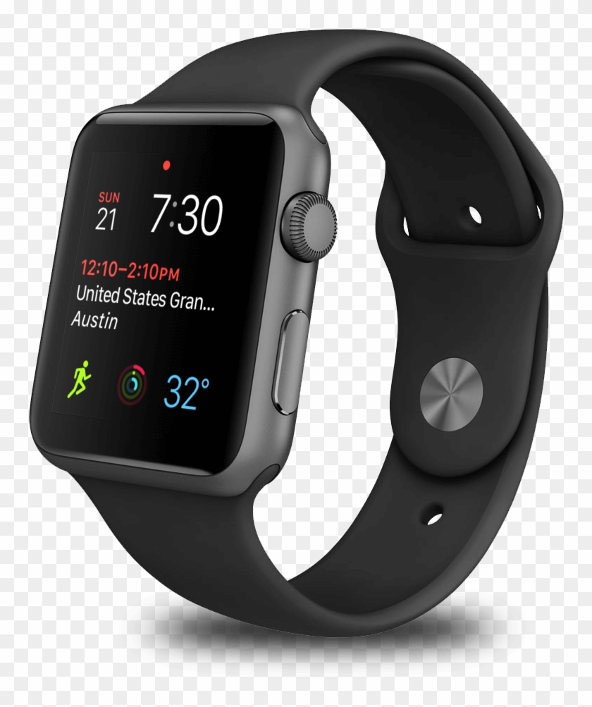 1 Released Critical Update For Apple Watch Owners - Apple Watch Sport  Black, HD Png Download - 1000x1000(#1157282) - PngFind