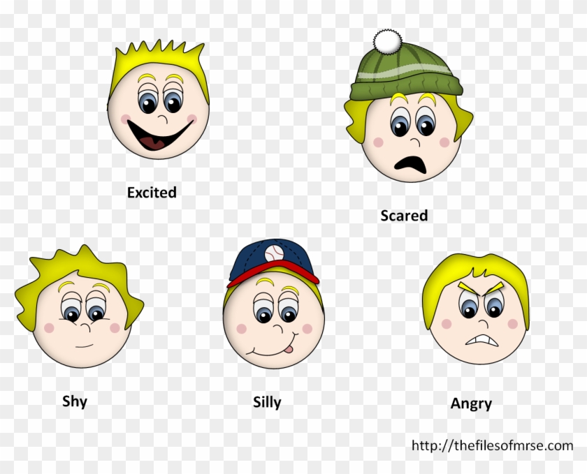 Emotion Faces Clipart Different Emotions Clip Art HD Png Download 