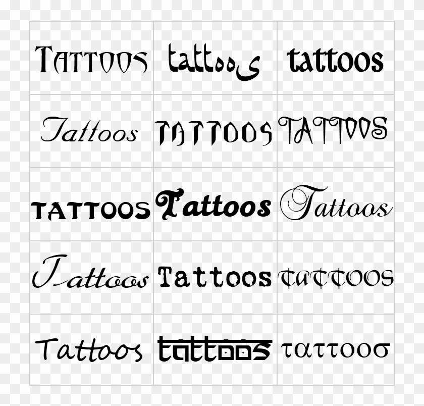 Buy Tattoo Lettering Font Online In India  Etsy India