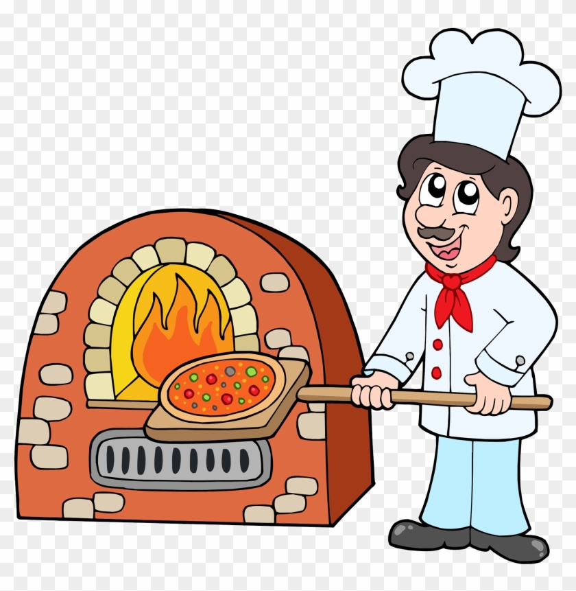 Pizza Baking Chef Oven Make A Pizza Clipart Hd Png Download 12x1847 Pngfind