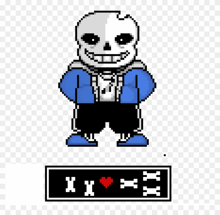 Download Sans Mask Undertale Perler Bead Pattern / Bead Sprite - Sans Pixel  Art PNG Image with No Background 