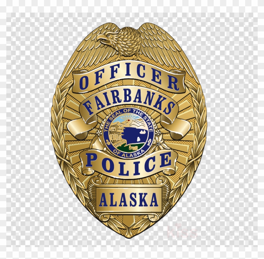 Fairbanks Police Badge Clipart Fairbanks Police Department, HD Png Download  - 900x840(#1190561) - PngFind