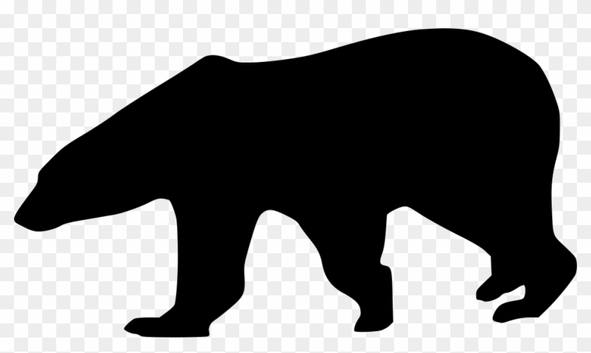 Download Polar Bear Silhouette Svg Hd Png Download 980x540 1198842 Pngfind