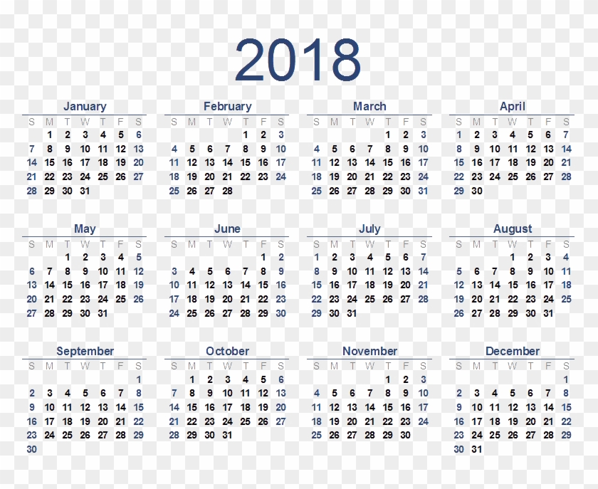 Kalendorius 2018