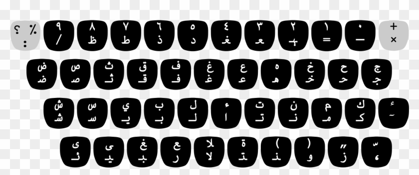 Open - Arabic Egypt Keyboard Layout, HD Png Download - 2000x725(#128241 ...