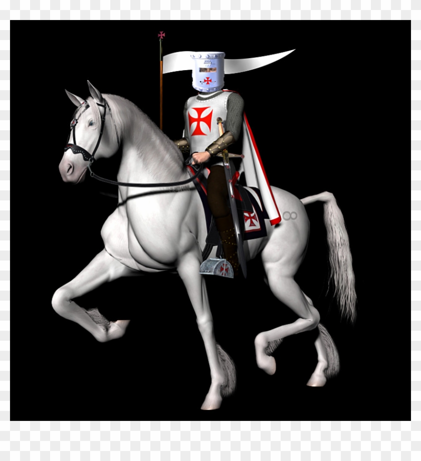 white knight on horse